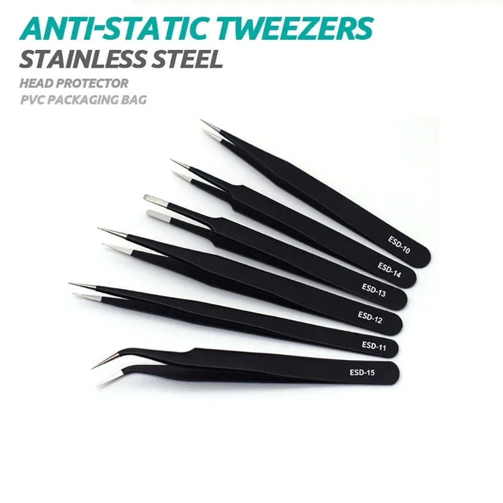 6pcs Stainless Steel Anti-stat - đánh giá và giá Elektronik Repair