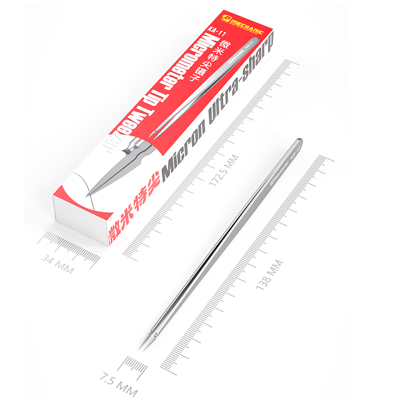 Mechanic KA-11 3D stainless st - đánh giá và giá Smd Tweezer Set
