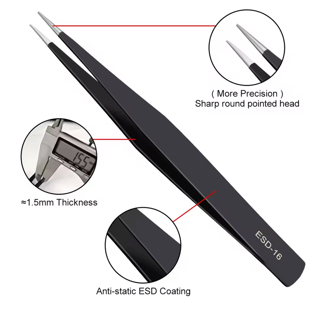 10Pcs/Set Precision Anti-Stati - đánh giá và giá Elektronik Repair
