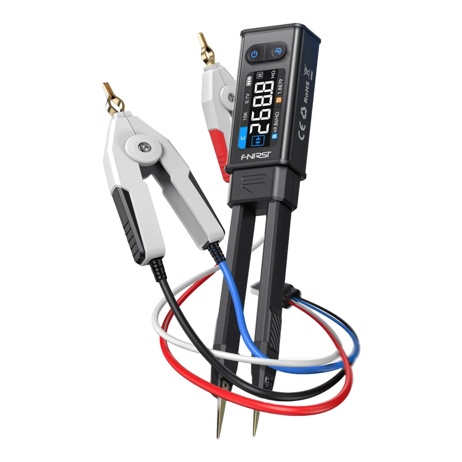 FNIRSI LCR-ST2 2-in-1 Digital  - đánh giá và giá Smd Tweezer Set