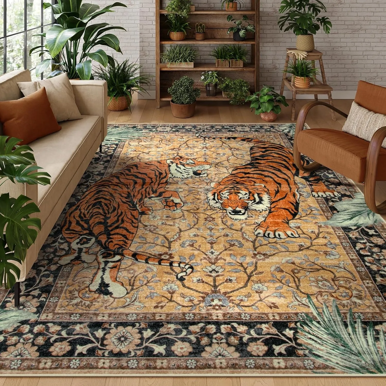 Jungle Tiger Rug for Living Ro - đánh giá và giá Electronics Repair Workstation