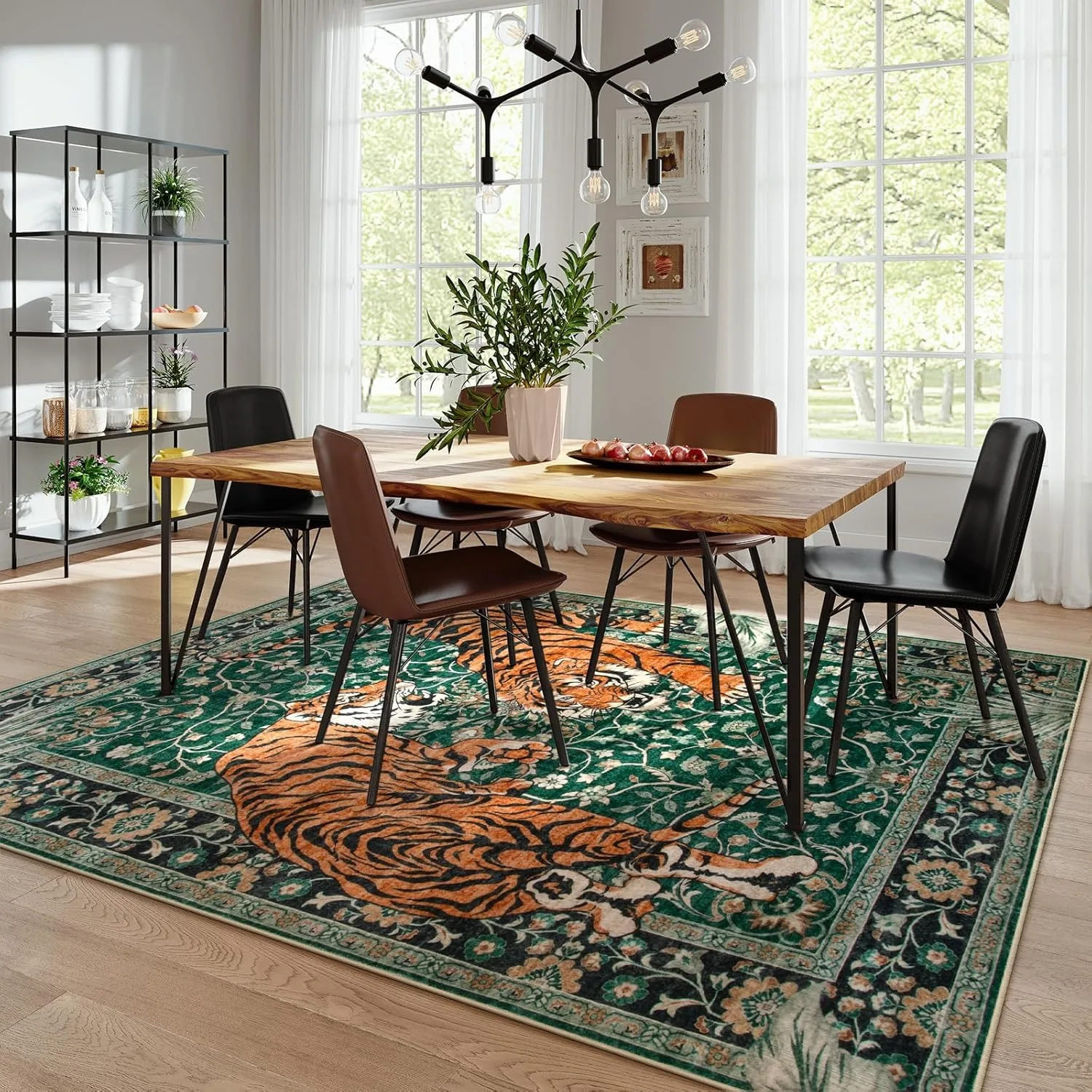 Jungle Tiger Rug for Living Ro - đánh giá và giá Electronics Repair Workstation