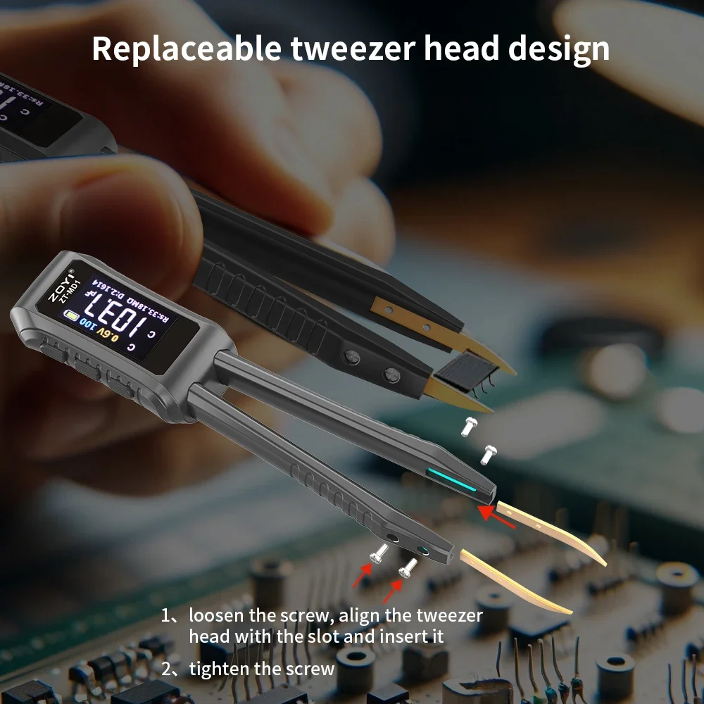 ZOYI ZT-MD1 High Precision Por - đánh giá và giá Smd Tweezer Set
