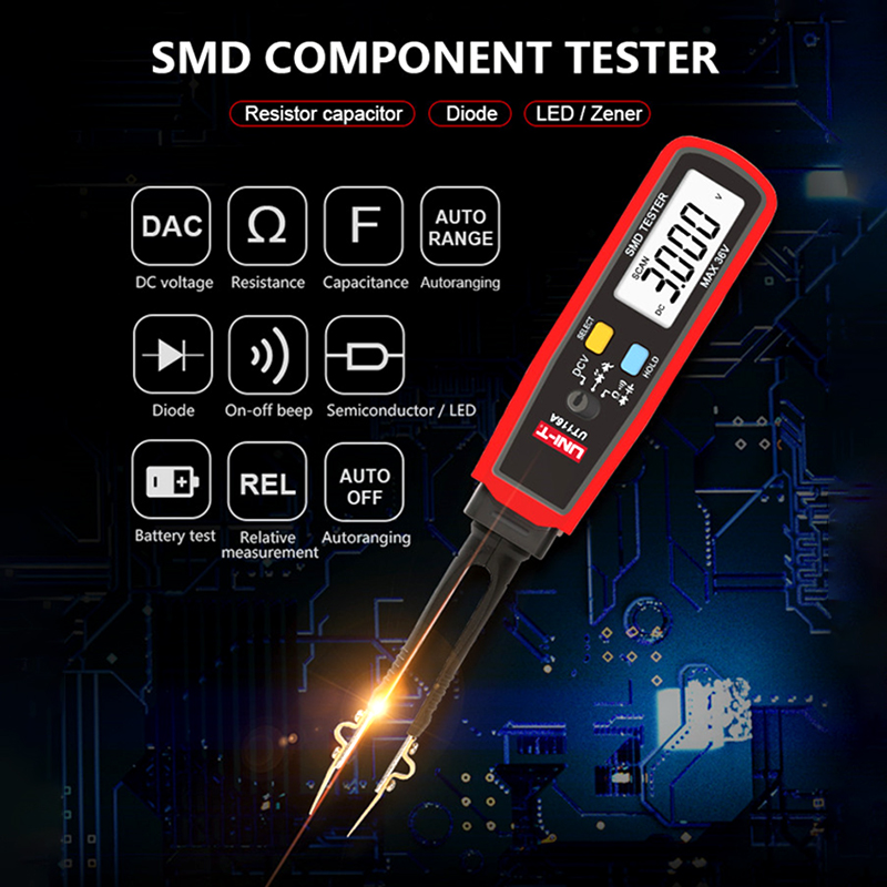 UNI-T UT116A UT116C Digital Tw - đánh giá và giá Smd Tweezer Set