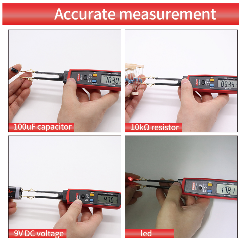 UNI-T UT116A UT116C Digital Tw - đánh giá và giá Smd Tweezer Set