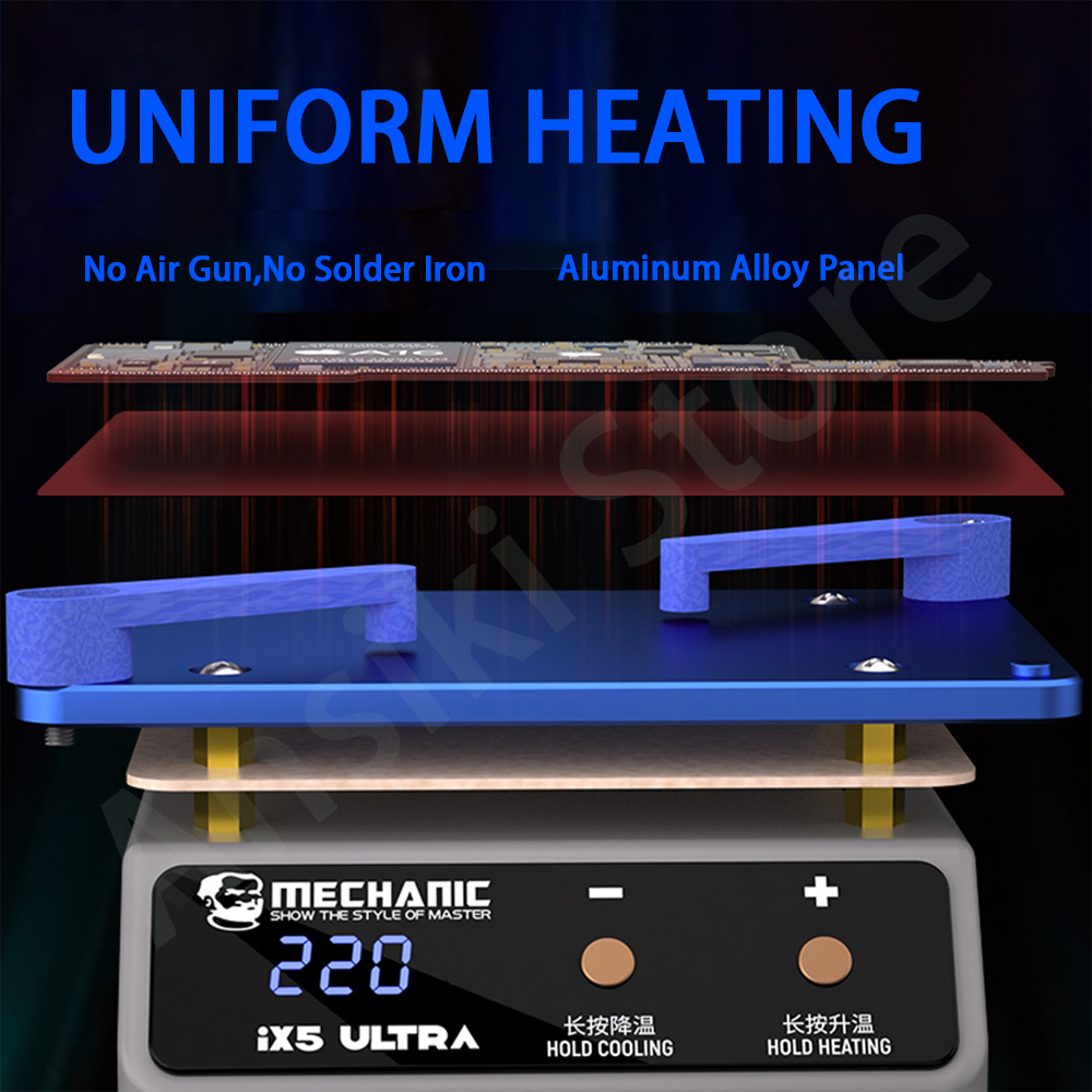 MECHANIC ix5 Ultra Heating Pla - đánh giá và giá Electronics Repair Equipment
